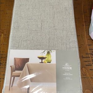 JC Penney Home gray tablecloth